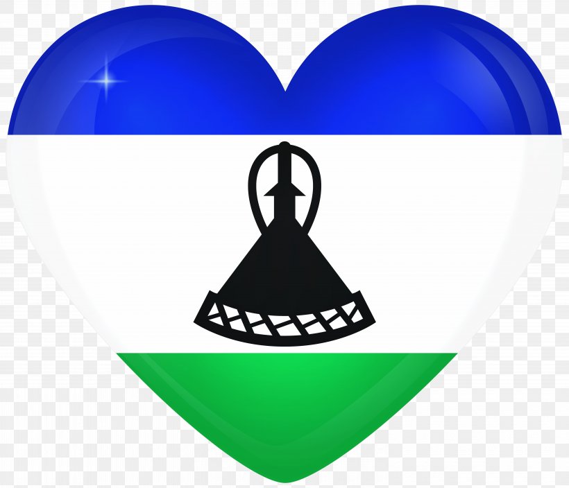 Flag Of Lesotho Vector Graphics Image, PNG, 6000x5155px, Lesotho, Flag, Flag Of Lesotho, Green, Heart Download Free