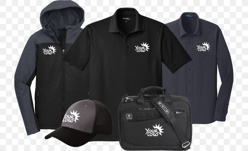 T-shirt Jacket Clothing Logo, PNG, 725x500px, Tshirt, Black, Brand, Cap, Clothing Download Free