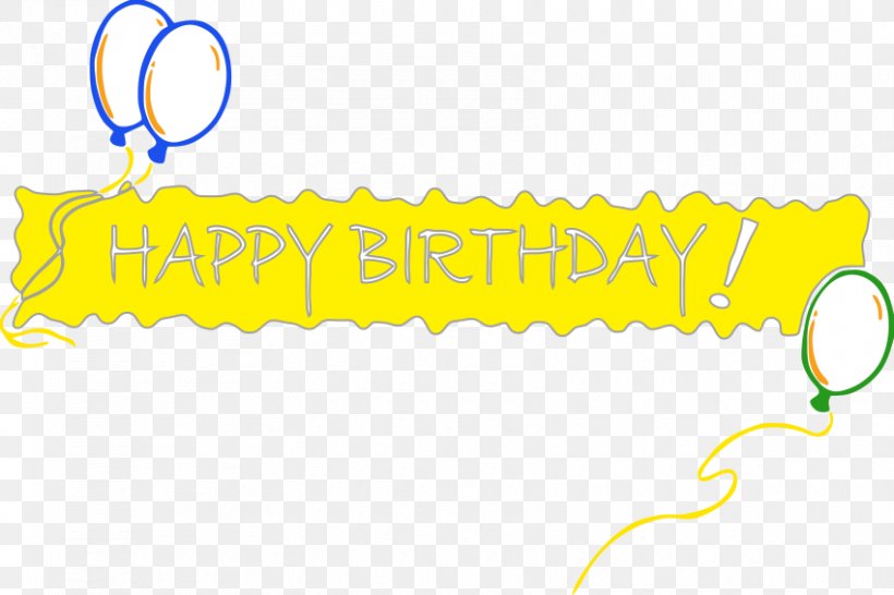 Birthday Cake Banner Clip Art, PNG, 850x567px, Birthday, Area, Balloon, Banner, Birthday Cake Download Free