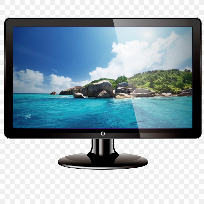 High-definition Television Sea Ocean High-definition Video Wallpaper, PNG, 1500x1501px, Highdefinition Television, Computer Monitor, Computer Monitor Accessory, Display Device, Electronics Download Free