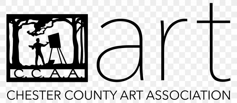 Chester County Art Association Logo NicMarie Design, PNG, 3238x1409px, Logo, Art, Art Exhibition, Artwork, Black And White Download Free