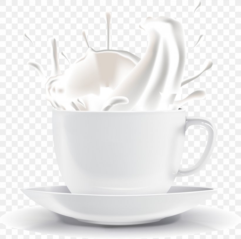 Coffee Milk Coffee Cup, PNG, 2561x2544px, Milk, Coffee Cup, Coffee Milk, Cows Milk, Cup Download Free