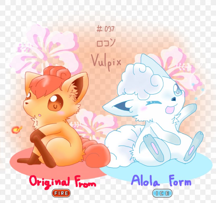 Pokémon Sun And Moon Vulpix Pikachu Alola Ninetales, PNG, 1024x964px, Vulpix, Alola, Art, Cartoon, Celebi Download Free