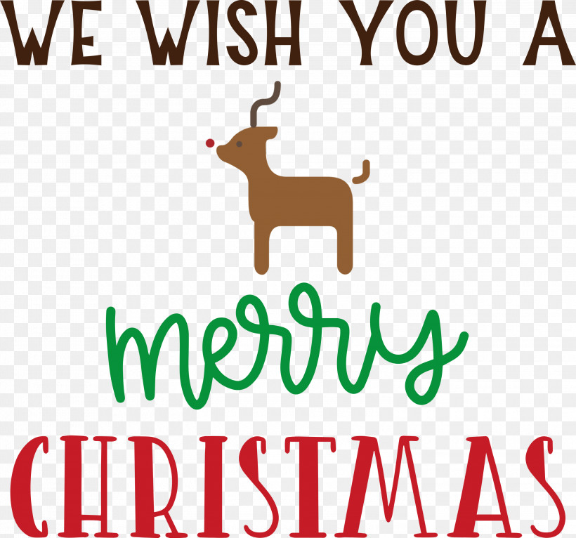 Merry Christmas Wish You A Merry Christmas, PNG, 3000x2803px, Merry Christmas, Biology, Deer, Line, Logo Download Free