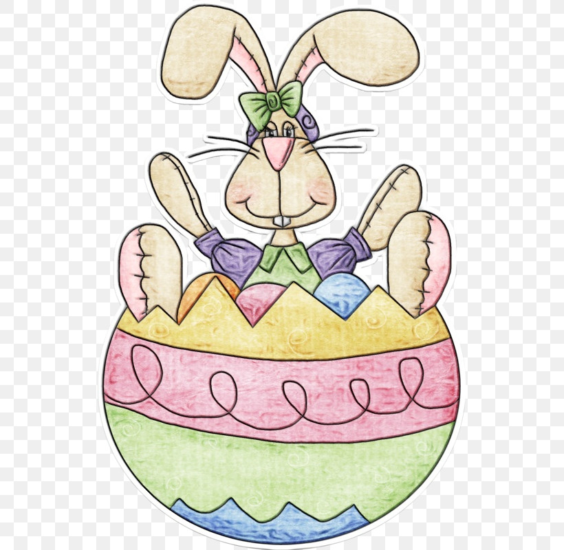 Easter Bunny, PNG, 535x800px, Watercolor, Cartoon, Easter Bunny, Easter Egg, Paint Download Free