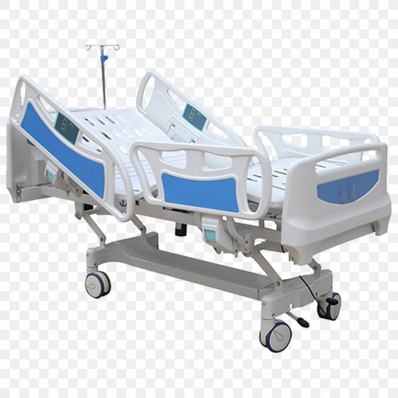Hospital Bed Intensive Care Unit Operating Table, PNG, 1024x1024px, Hospital Bed, Adjustable Bed, Bed, Caster, Electricity Download Free