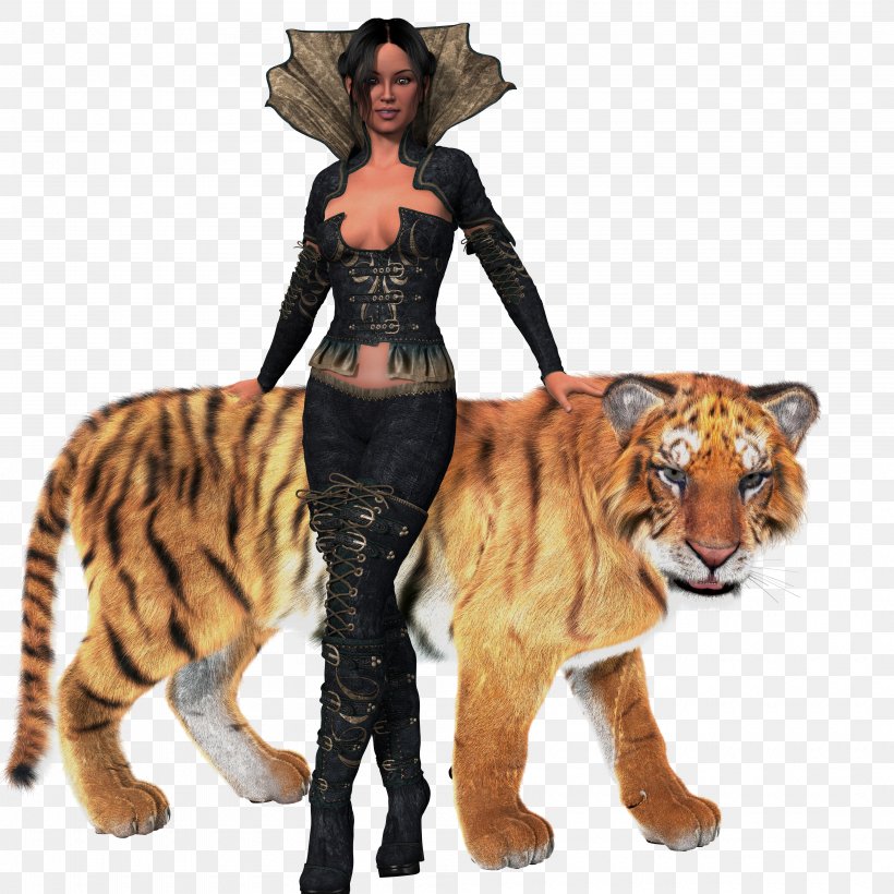 Tiger Kaplan Tigger Woman Lion, PNG, 4000x4000px, Tiger, Animal Figure, Big Cat, Big Cats, Carnivoran Download Free