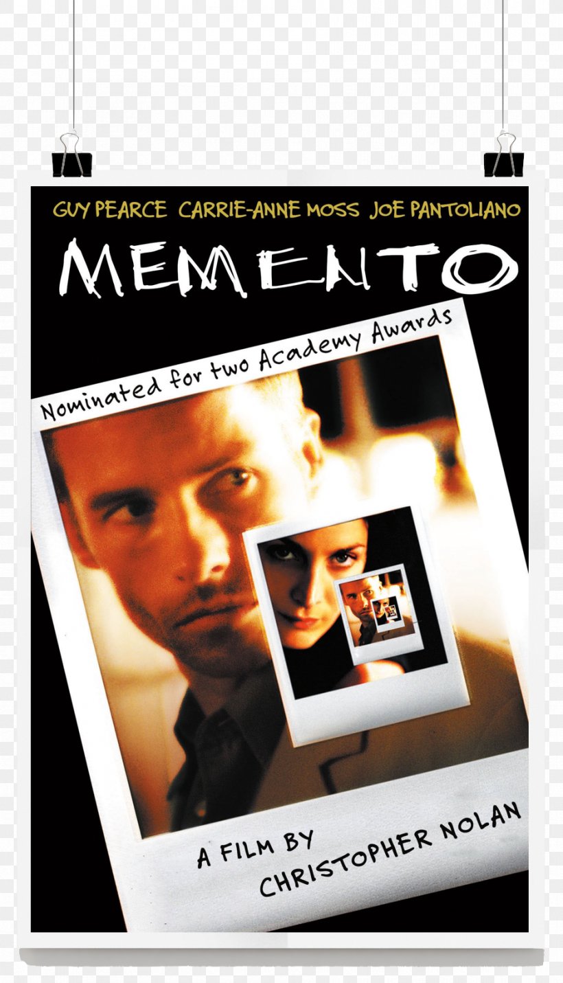Christopher Nolan Memento Mori The Prestige Guy Pearce, PNG, 934x1631px, Christopher Nolan, Advertising, Brand, Cinema, Display Advertising Download Free