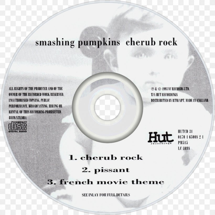 Compact Disc Gish The Smashing Pumpkins Cherub Rock Fan Art, PNG, 1000x1000px, Watercolor, Cartoon, Flower, Frame, Heart Download Free
