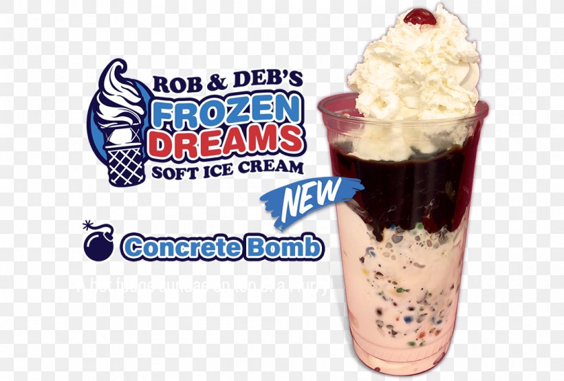 Sundae Ice Cream Rob & Deb's Frozen Dreams Frappé Coffee Milkshake, PNG, 1095x740px, Sundae, Chocolate, Concrete, Cream, Dairy Product Download Free