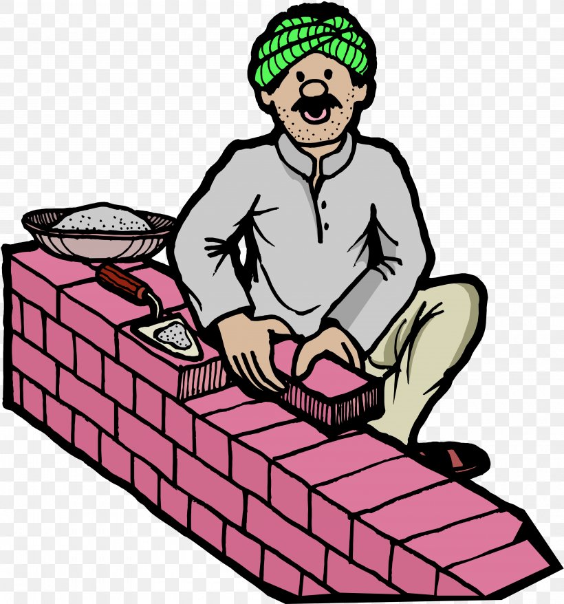 Wall Construction Worker Bricklayer Clip Art Masonry, PNG, 4000x4284px, Wall, Brick, Bricklayer, Building, Construction Download Free