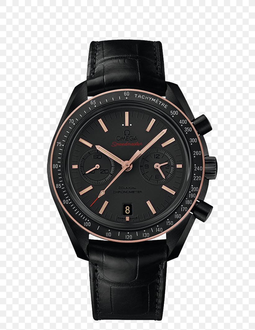OMEGA Speedmaster Moonwatch Co-Axial Chronograph Omega SA OMEGA Speedmaster Moonwatch Professional Chronograph, PNG, 709x1063px, Omega Speedmaster, Black, Brand, Chronograph, Chronometer Watch Download Free