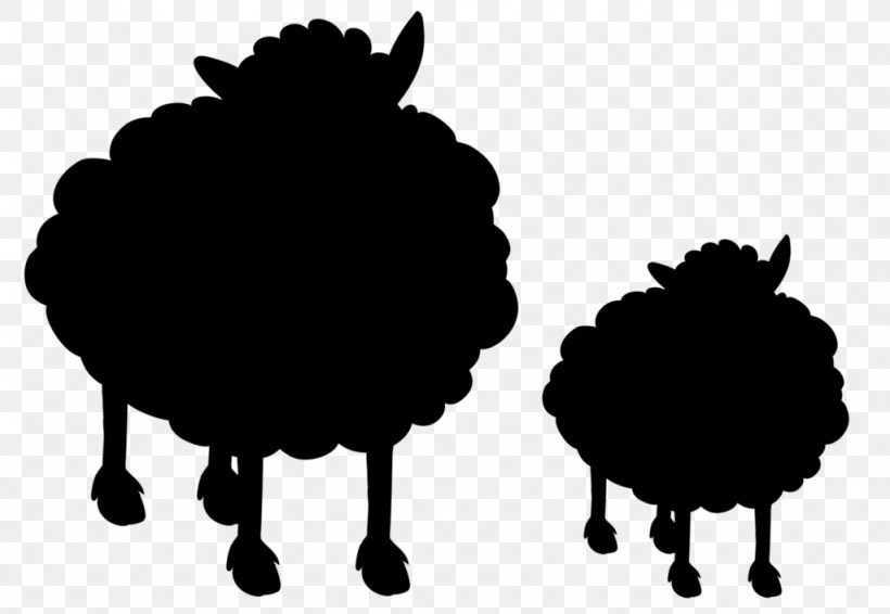Cartoon Sheep, PNG, 1024x707px, Tree, Black M, Blackandwhite, Plant, Sheep Download Free