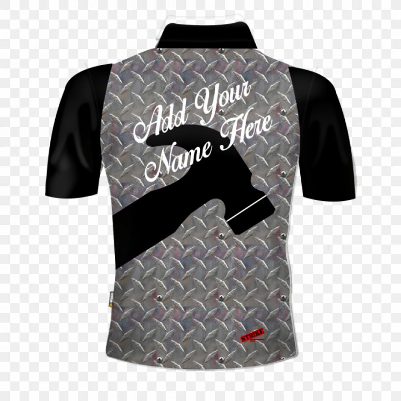 Jersey T-shirt Sleeve Ten-pin Bowling Bowling Shirt, PNG, 900x900px, Jersey, Active Shirt, Black, Bowling, Bowling Pin Download Free