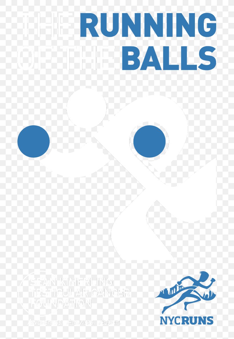 The Running Of The Balls YouTube Sean Kimerling Testicular Cancer Foundation, PNG, 800x1185px, Youtube, Area, Blue, Brand, Diagram Download Free
