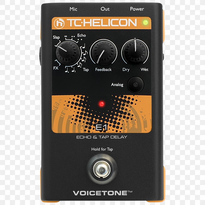 Microphone TC-Helicon VoiceTone E1 Effects Processors & Pedals TC Electronic, PNG, 2048x2048px, Microphone, Audio, Audio Equipment, Delay, Echo Download Free