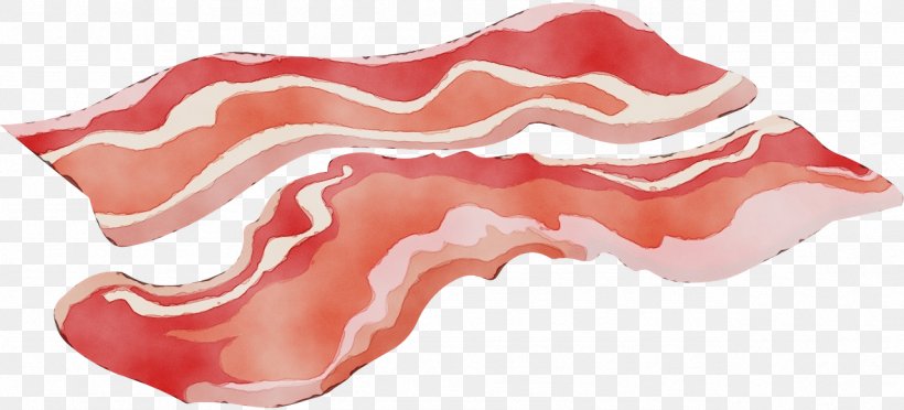 Pink Red Lip Back Bacon Bacon, PNG, 1281x582px, Watercolor, Animal Fat, Back Bacon, Bacon, Flag Download Free