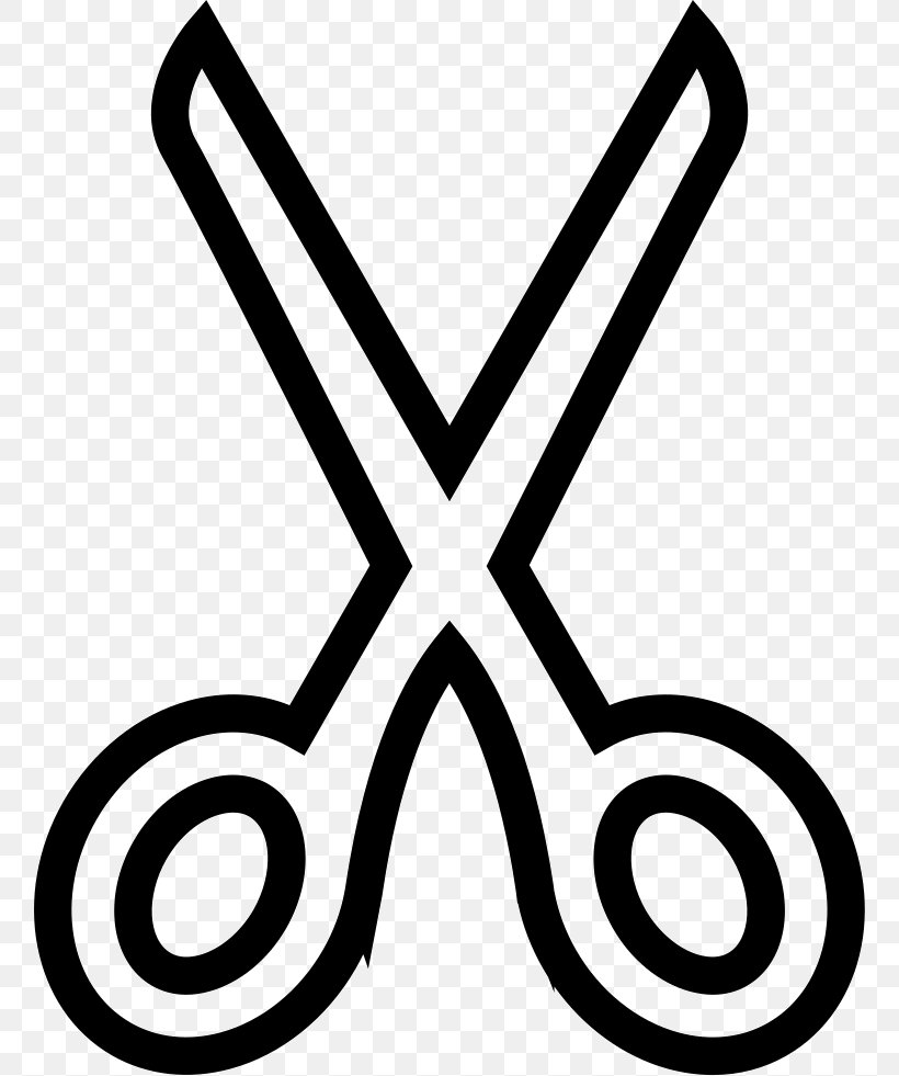 scissors symbol in word