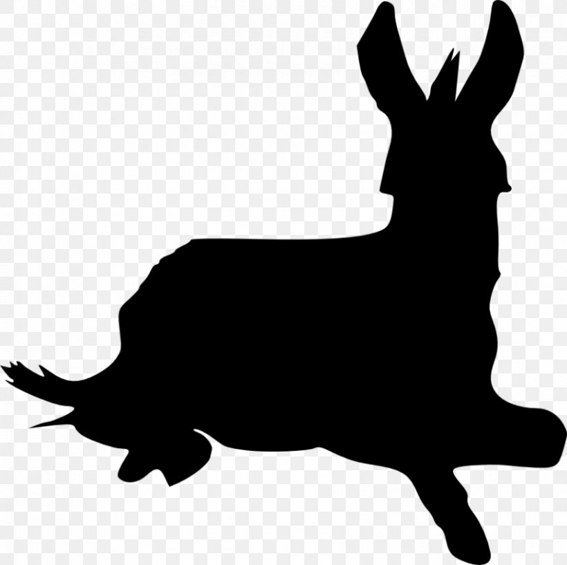 Domestic Rabbit Silhouette Clip Art, PNG, 850x847px, Domestic Rabbit, Austral Pacific Energy Png Limited, Black, Black And White, Dog Like Mammal Download Free