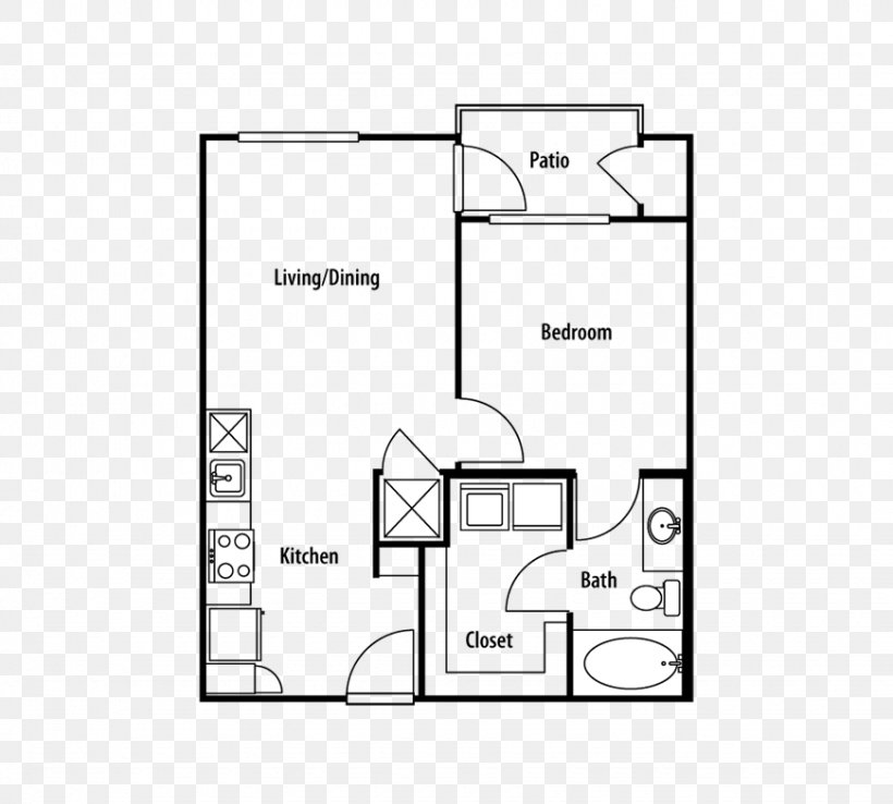 Legacy North Apartments Floor Plan Renting Northside At Legacy, PNG, 870x784px, Apartment, Area, Bed, Black And White, Brand Download Free