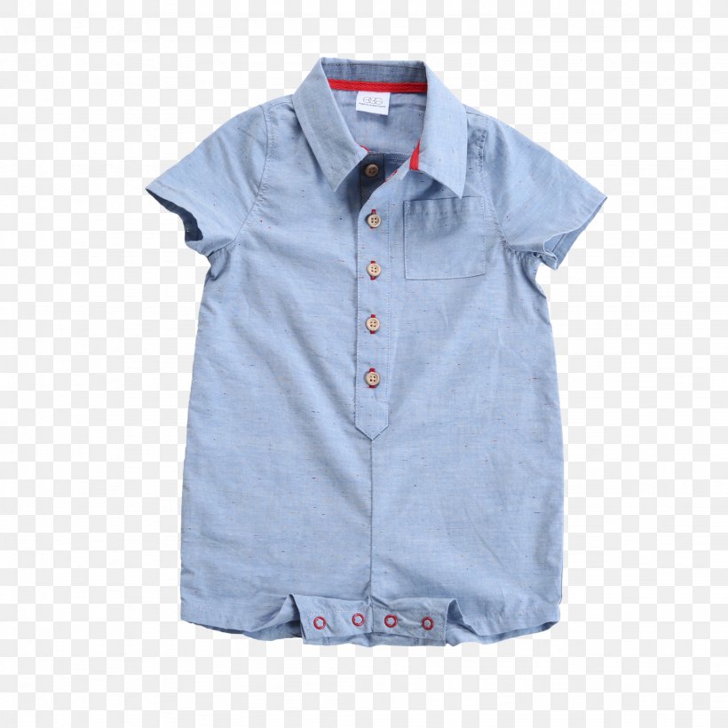 Romper Suit Blouse Sleeve Button Dress, PNG, 2048x2048px, Romper Suit, Blouse, Blue, Boy, Button Download Free