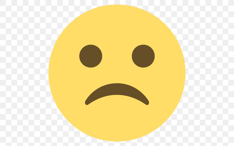 Emoji Frown Emoticon Smiley Sadness, PNG, 512x512px, Emoji, Crying, Emojipedia, Emoticon, Eye Download Free