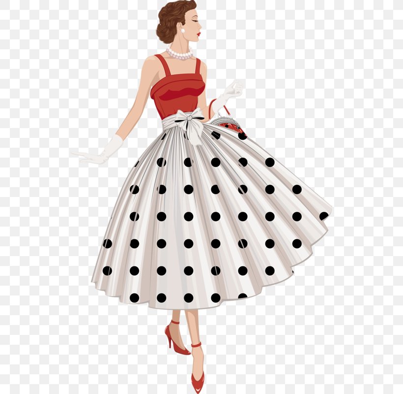 Fashion History Throughout 1950s Vintage Clothing Dress Women, Beauty, And Fashion, PNG, 533x800px, Fashion, Aline, Art, Blackandwhite, Clothing Download Free