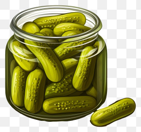 Isometric Style - Jar Of Pickles In Liquid PNG
