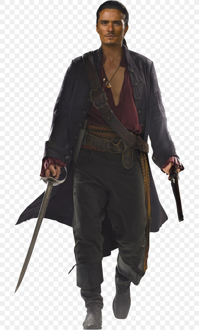Orlando Bloom Jack Sparrow Will Turner Pirates Of The Caribbean: At World's End Elizabeth Swann, PNG, 705x1359px, Orlando Bloom, Bootstrap Bill Turner, Cold Weapon, Costume, Elizabeth Swann Download Free