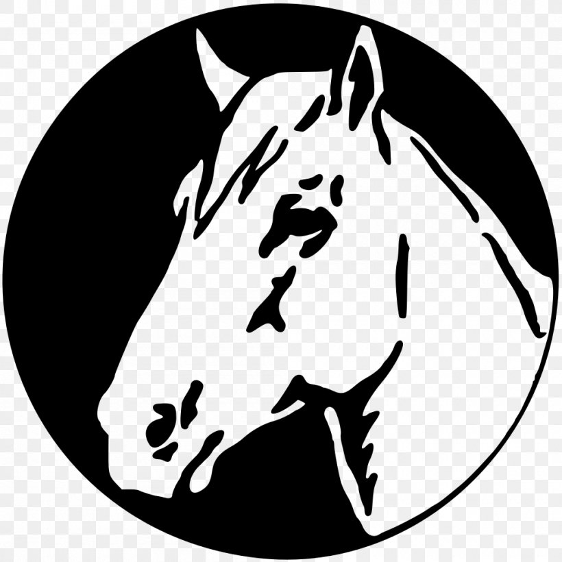 Horse Pony Borders And Frames Clip Art, PNG, 1000x1000px, Horse, Art, Artwork, Black, Black And White Download Free