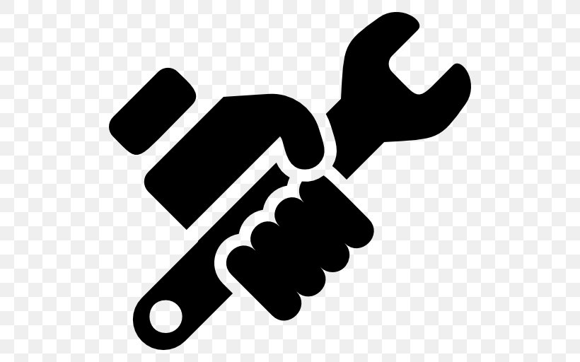 Spanners Tool Pipe Wrench, PNG, 512x512px, Spanners, Black, Black And White, Finger, Hand Download Free
