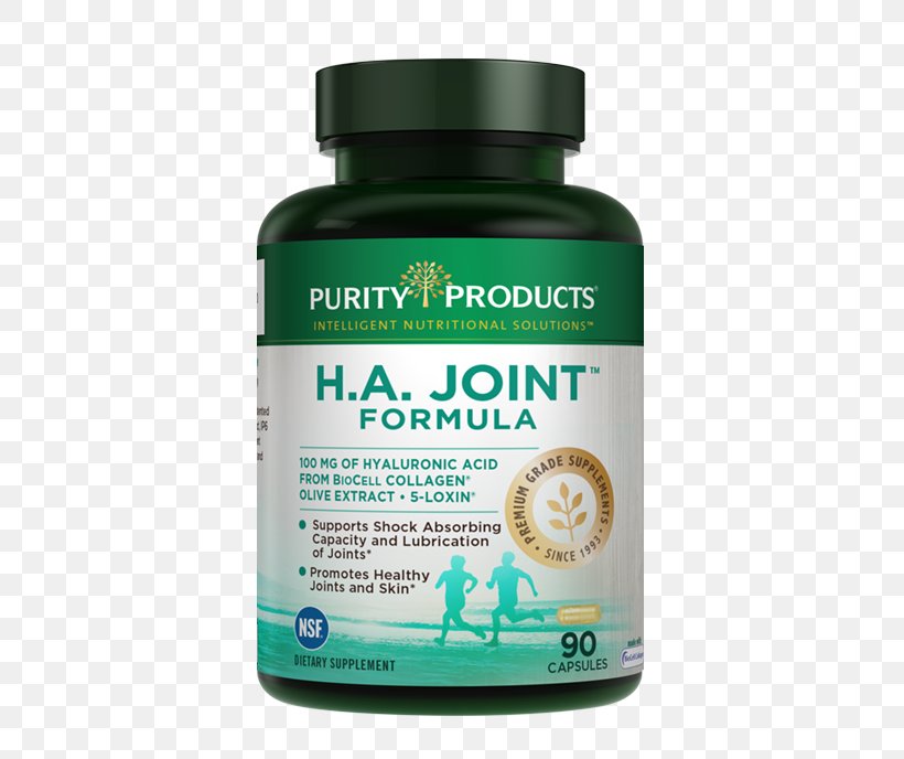 Joint Hyaluronic Acid Formula Acid Gras Omega-3 Flexibility, PNG, 500x688px, Joint, Capsule, Collagen, Dietary Supplement, Eicosapentaenoic Acid Download Free