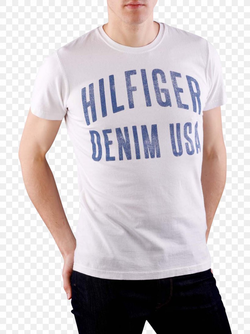 Long-sleeved T-shirt Tommy Hilfiger Sleeveless Shirt Jeans, PNG, 1200x1600px, Tshirt, Active Shirt, Blue, Clothing, Crew Neck Download Free