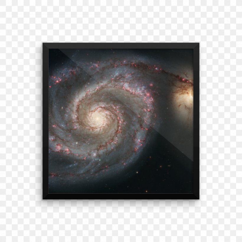 Whirlpool Galaxy Hubble Space Telescope Night Sky Spiral Galaxy, PNG, 1000x1000px, Whirlpool Galaxy, Astronomer, Astronomical Object, Astronomy, Black Eye Galaxy Download Free