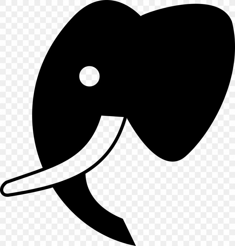 Elephant Clip Art, PNG, 2293x2400px, Elephant, Artwork, Beak, Black, Black And White Download Free