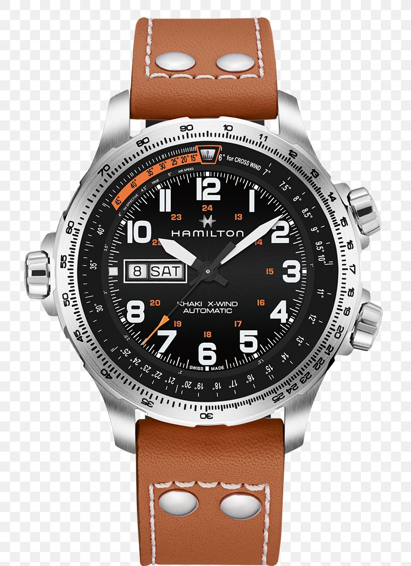 Hamilton Men's Khaki Aviation X-Wind Auto Chrono Hamilton Watch Company Chronograph Lancaster, PNG, 740x1128px, Hamilton Watch Company, Automatic Watch, Brand, Brown, Chronograph Download Free