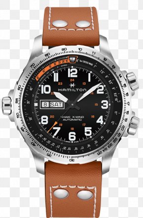 Watch - Hamilton Men's Khaki Aviation X-Wind Auto Chrono Hamilton Watch Company Chronograph Lancaster PNG