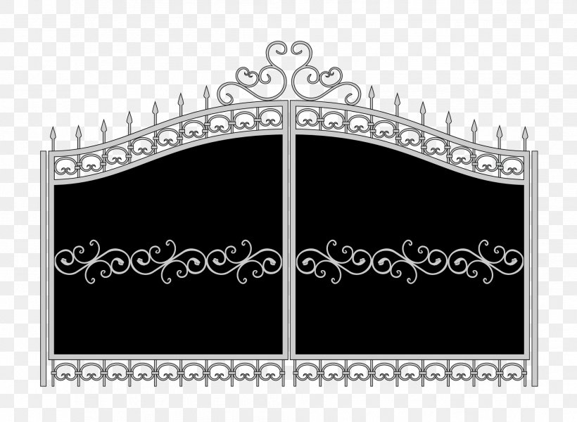 Wicket Gate Forging Fence Metal, PNG, 2011x1473px, Gate, Black, Black And White, Brand, Door Download Free