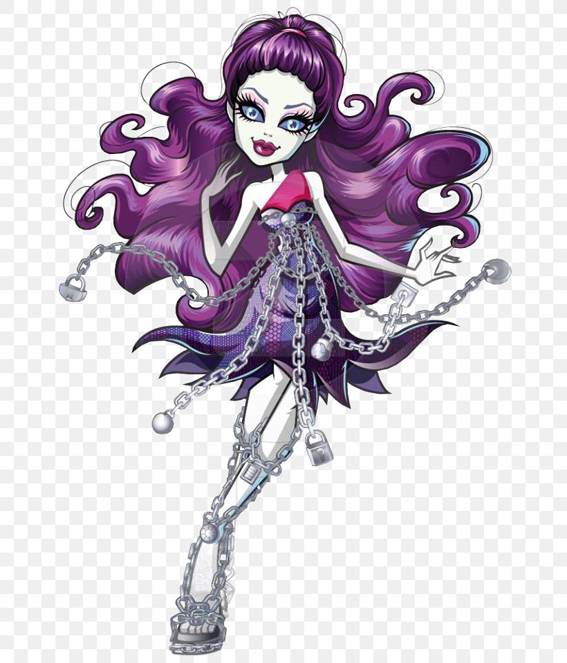 Monster High Spectra Vondergeist Daughter Of A Ghost Monster High Spectra Vondergeist Daughter Of A Ghost Doll Vandala Doubloons, PNG, 677x960px, Watercolor, Cartoon, Flower, Frame, Heart Download Free