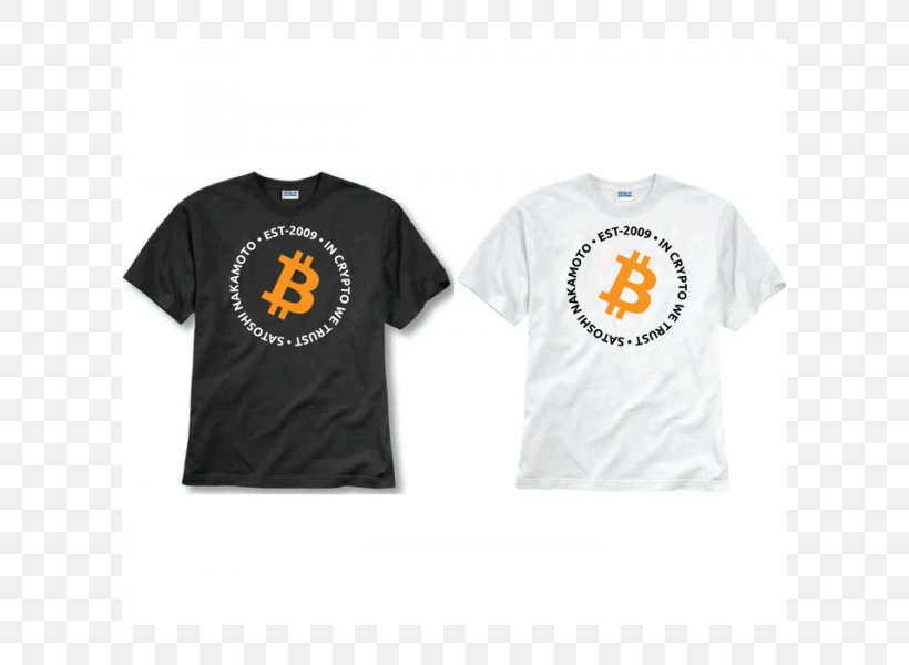 T-shirt Bitcoin Clothing Cryptocurrency, PNG, 600x600px, Tshirt, Active Shirt, Bitcoin, Blockchain, Brand Download Free