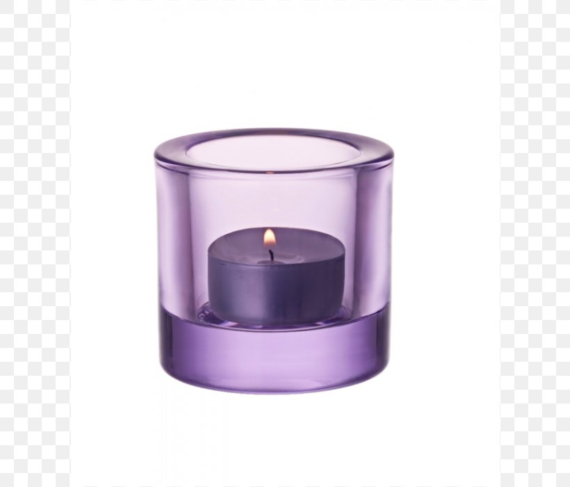 English Lavender Iittala Kivi-kynttilälyhty Votive Candle, PNG