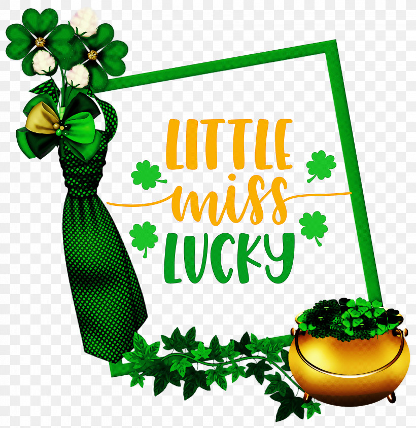 Little Miss Lucky Lucky Patricks Day, PNG, 2914x3000px, Lucky, Cartoon, Holiday, Irish People, Leprechaun Download Free