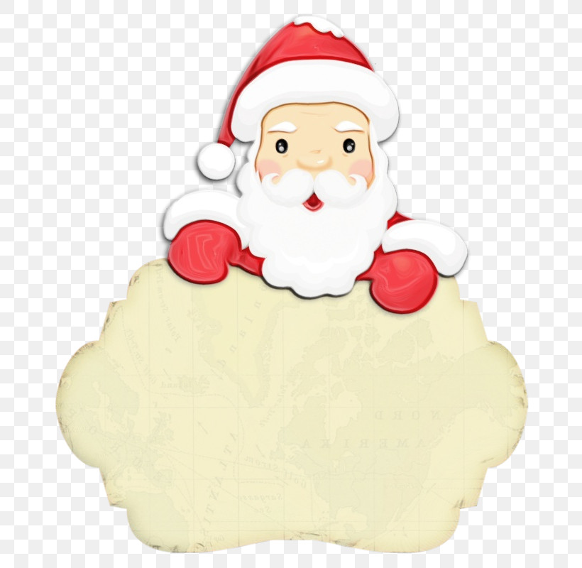 Santa Claus, PNG, 684x800px, Watercolor, Cartoon, Christmas, Paint, Santa Claus Download Free
