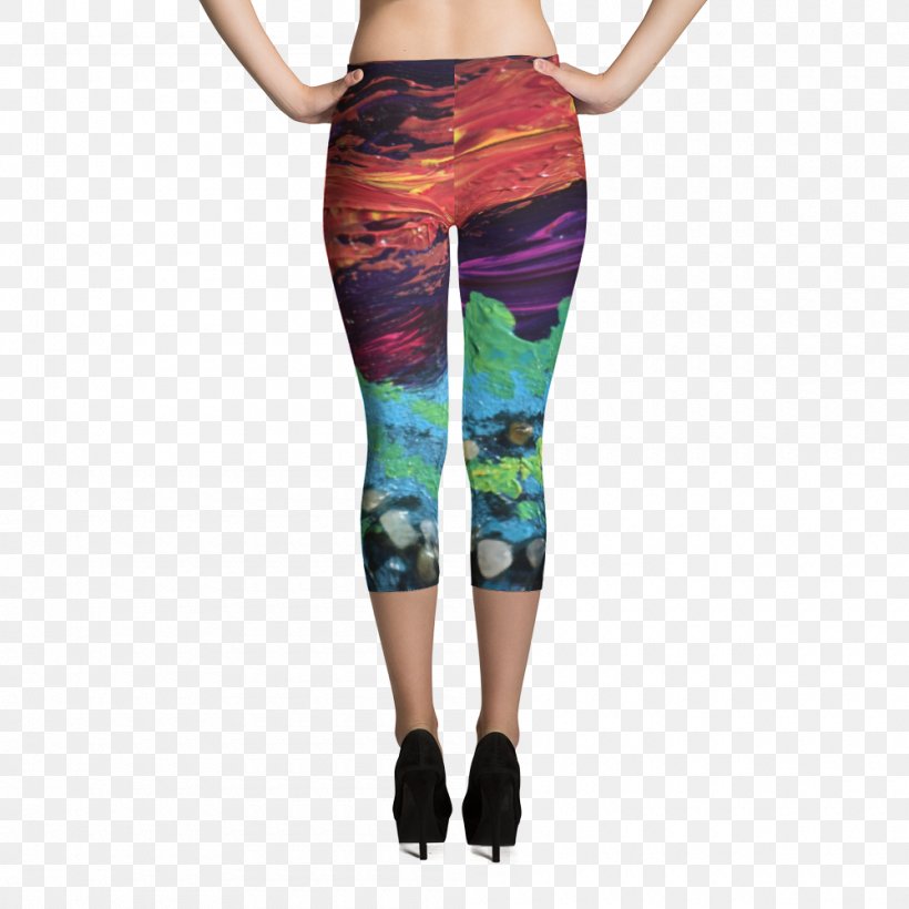 T-shirt Hoodie Capri Pants Leggings Yoga Pants, PNG, 1000x1000px, Watercolor, Cartoon, Flower, Frame, Heart Download Free