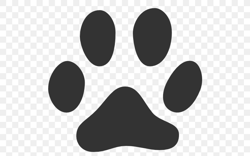 Black Cat Footprint, PNG, 512x512px, Cat, Animal, Animal Track, Black, Black And White Download Free
