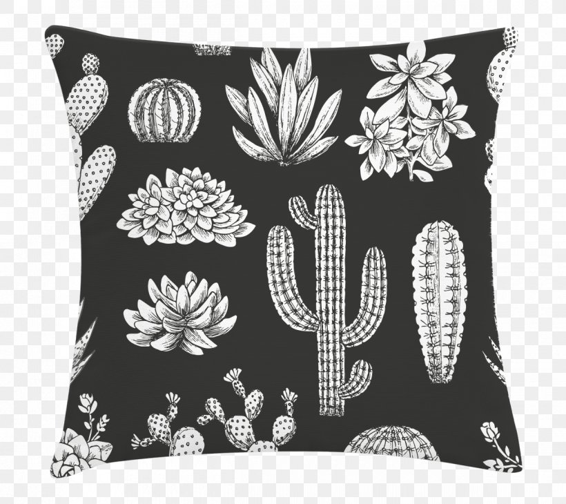 Cactus Succulent Plant Plants Vector Graphics Clip Art, PNG, 1200x1069px, Cactus, Agave, Black And White, Cushion, Desert Download Free