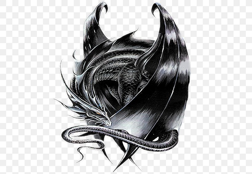 Dragon Black, PNG, 490x566px, Dragon, Automotive Design, Black, Black And White, Fantasy Download Free