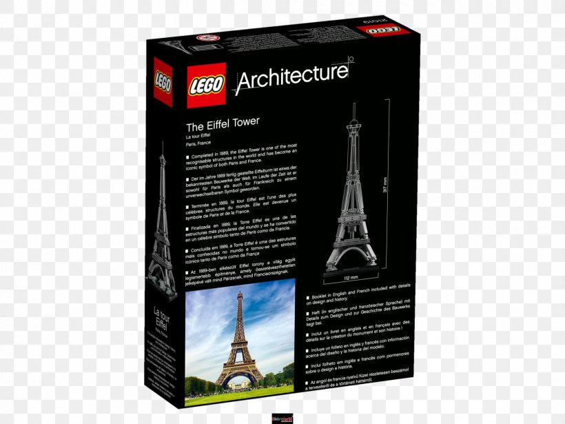LEGO 21019 Architecture The Eiffel Tower Lego Architecture Der Eiffelturm, PNG, 2400x1800px, Eiffel Tower, Architecture, Brandenburg Gate, Gustave Eiffel, Hardware Download Free