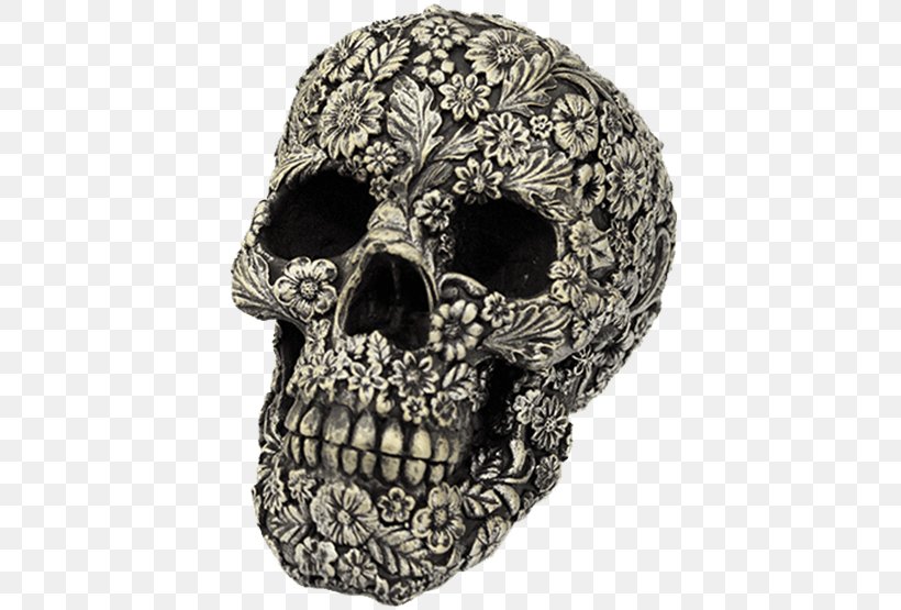 Skull Statue Sculpture Bone Figurine, PNG, 555x555px, Skull, Bone, Bronze Sculpture, Collectable, Day Of The Dead Download Free