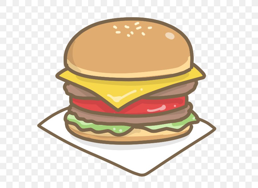 Cheeseburger Hamburger Melonpan Croissant Fast Food, PNG, 600x600px, Cheeseburger, Anpan, Bread, Croissant, Fast Food Download Free